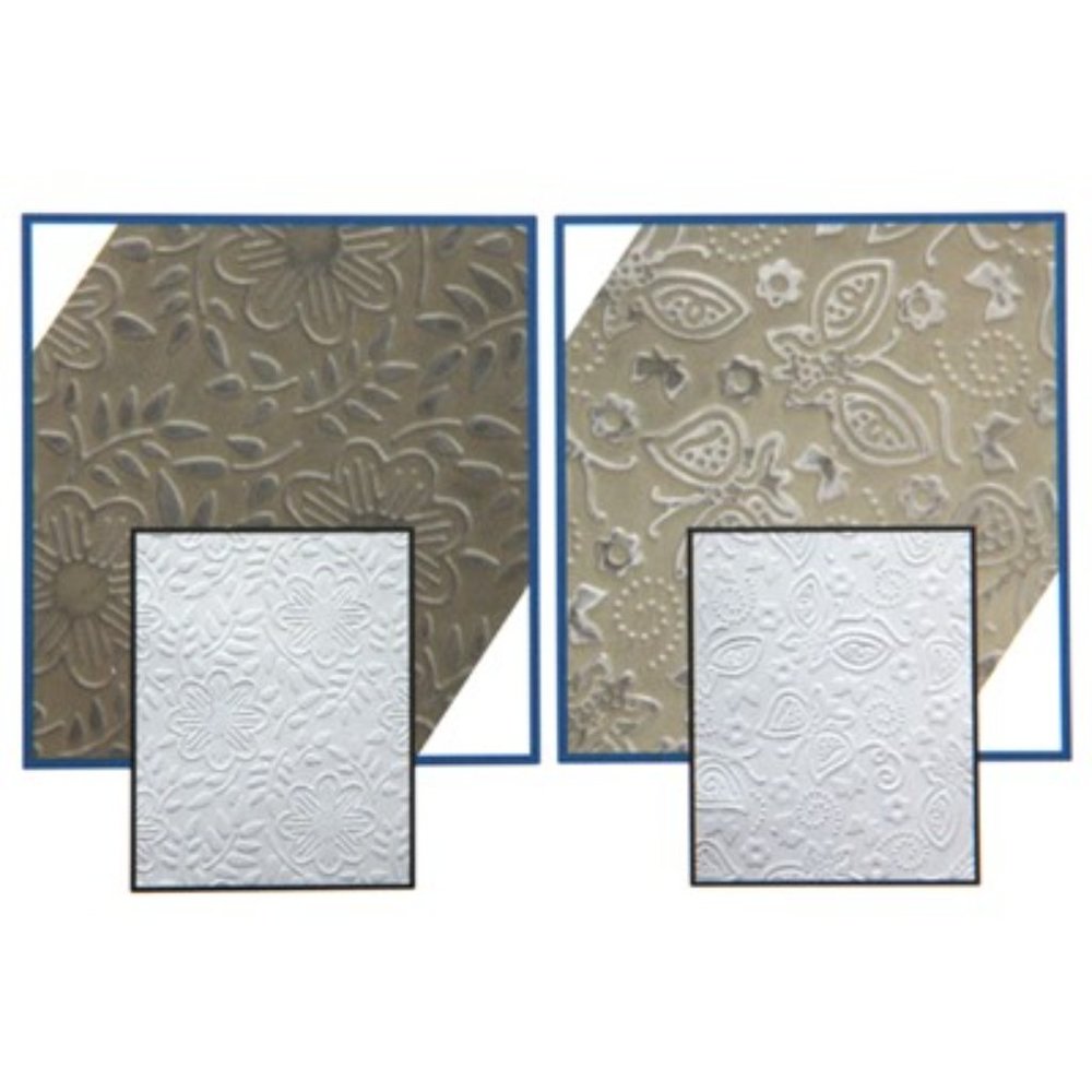 Spellbinders M-BOSSABILITIES 2-sided embossing folder - GARDEN DELIGHT